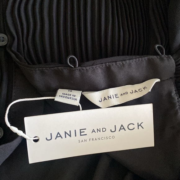 Janie and Jack Special Occasion Chiffon Puff Sleeves Dress - Picture 10 of 11